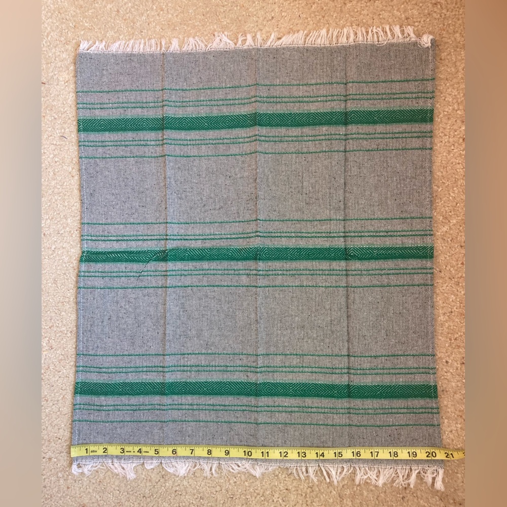 Artisan Woven Mexican Tea Towel, Hand Towel, Boho Chic, Kitchen, Serape - Picture 5 of 6